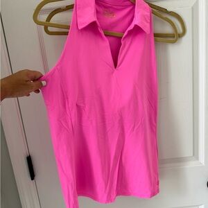 Lilly Pulitzer Pink Sleeveless Women's Luxletic Top